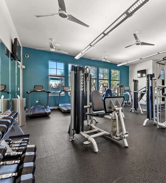 Gym at Bridge at Indigo, Austin