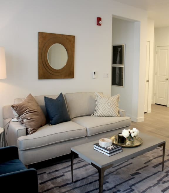 Living Room at Arcadia Apartments