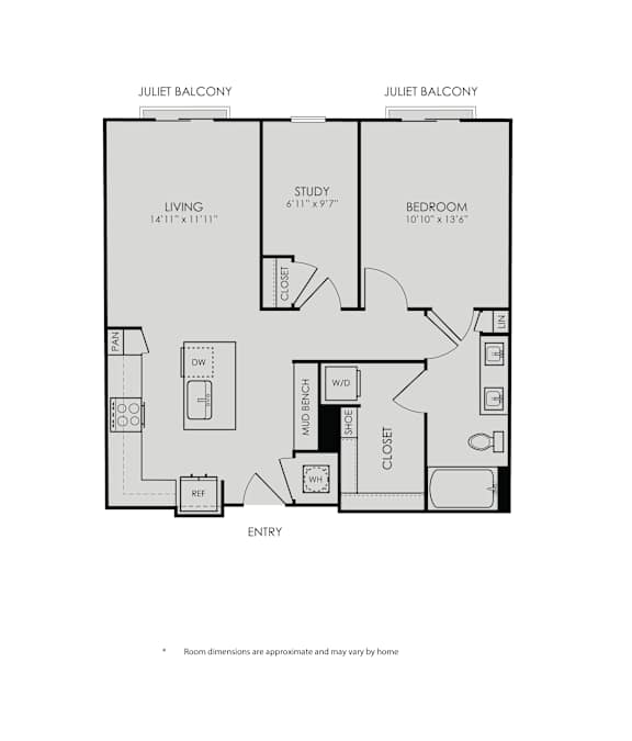 Contour at NODA A8 Floorplan
