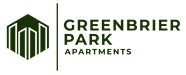 A logo for Greenbrier Park Apartments is displayed.