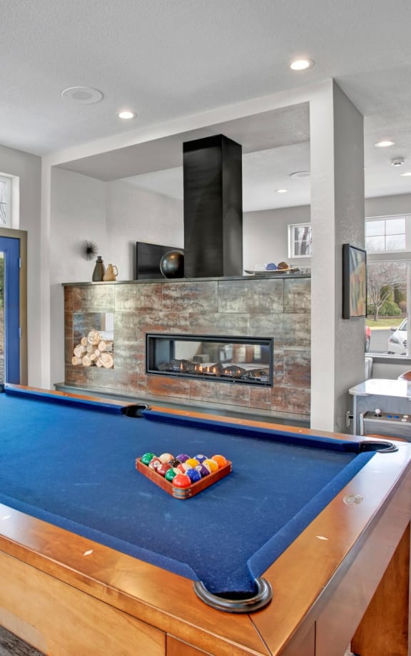 Riverpointe Apartments Clubhouse with Billiards Table