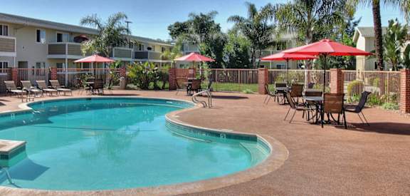 Swimming Pool With Relaxing Sundecks at Ranchero Plaza, San Jose, CA