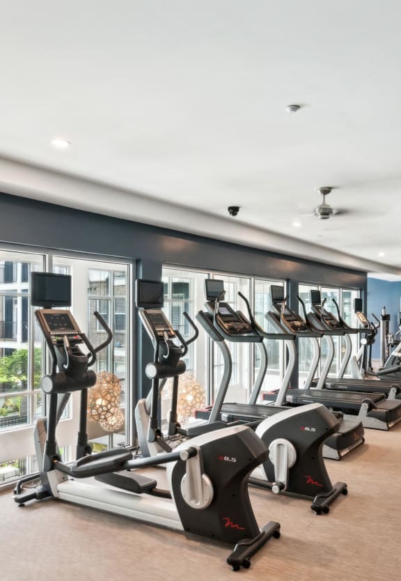 a room filled with furniture and a flat screen tv at Glenwood at Grant Park Apartments, Atlanta, 30316