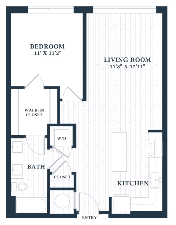 Floor Plan  A9A Floor Plan at Brentford at The Mile, Tysons