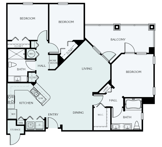 Delano at Cypress Creek - C1 (Evelyn) - 3 bedrooms and 2 bath
