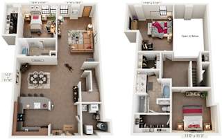 3 Bed 2 Bath Floor Plan | 2,003 Sq. Ft. at Mayton Transfer Lofts in Petersburg, Virginia 23803