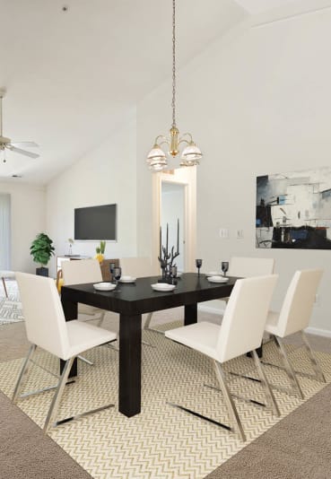 Dining Room at Cidermill Village, Rochester Hills, MI, 48307