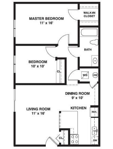 floor plan photo of the station at riverfront park in denver, co