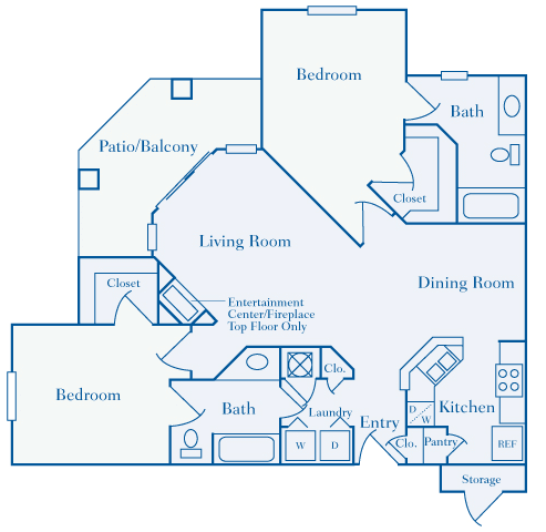 Lantern Woods - B4 - The Colonial - 2 bedroom - 2 bath