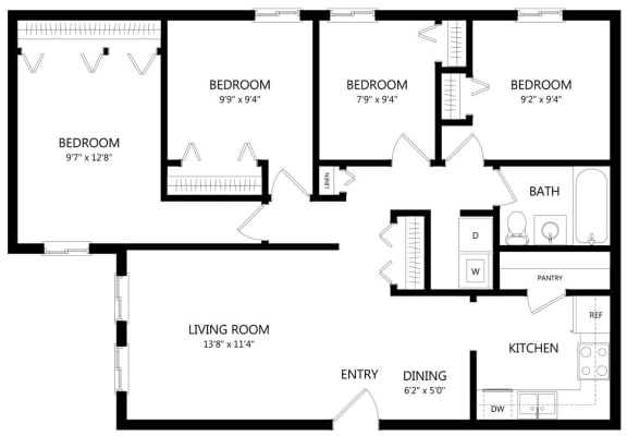 Pheasant Ridge_4 Bedroom Floor Plan