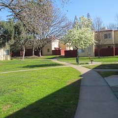Walkpath at American River Gardens, Sacramento, California