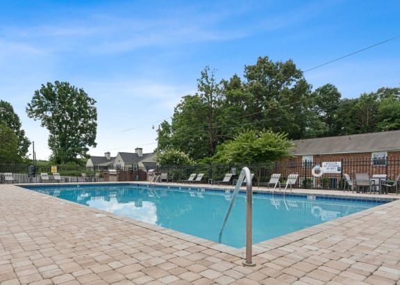 the swimming pool at our apartments