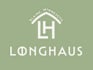 A logo with the text "LONGHAUS" and a house icon above the text.
