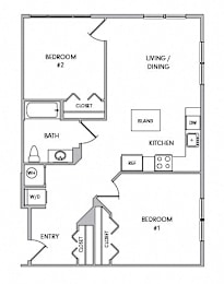 luxury rental studio one two bedroom apartments at city line west in jersey city Hudson county nj new jersey near nyc new York city