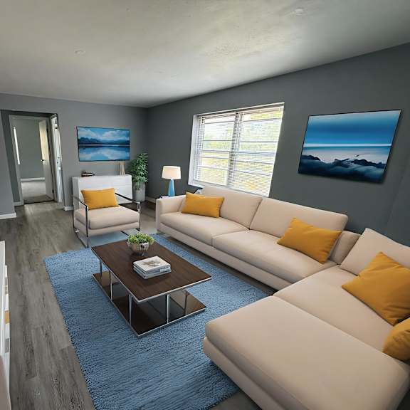 Living Room at The Summit, Syracuse, NY