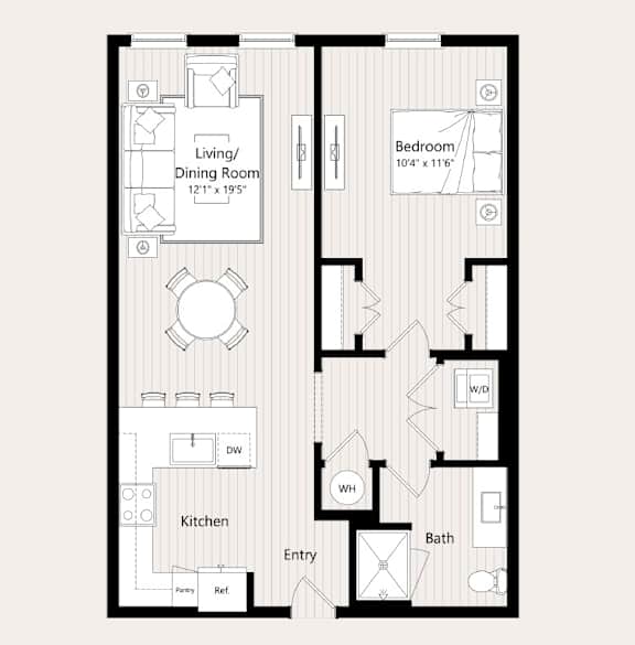 A8-A, A8-B, A8-C Floor Plan at Huxley Scottsdale, Arizona, 85260