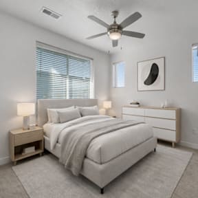 Large Bedroom at City Lofts Apartments