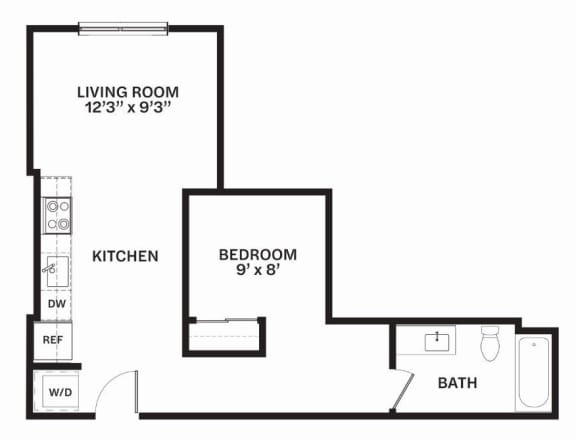 B3 MFTE Floor Plan B3 MFTE Floor Plan at Corner 63, Washington 98115