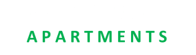 the logo for within earths apartments in black and green
