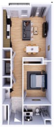 Floor Plan  Martin on Main Apartments at 835 East main Street, Louisville KY 40206Martin on Main at 835 East Main Street, Louisville KY 40206