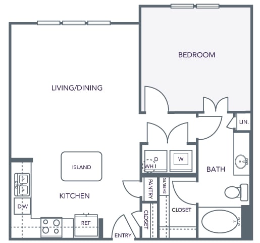 AVANT on Market Center - A4 - 1 bedroom and 1 bath