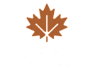 A logo with a leaf and the words "South Maple Townhomes".