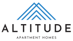 a logo for aptitude apartment homes at Altitude, East Wenatchee, WA, 98802