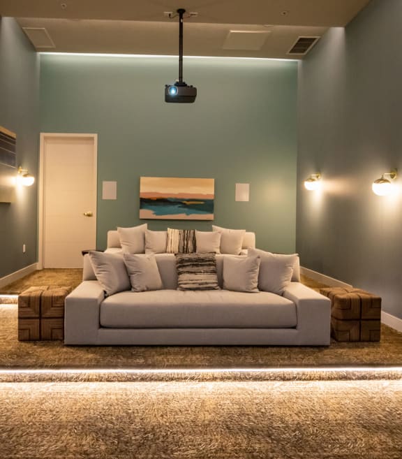 Soleil Lofts Screening Room