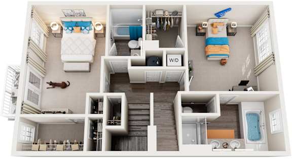 3 Bed 2 Bath Floor Plan | 2,394 Sq. Ft. at Sterling Manor in Williamsburg, VA