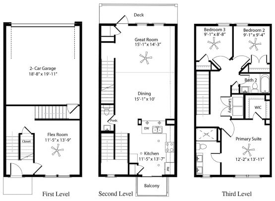a floor plan of a house