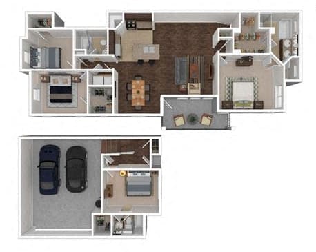 1910 Square-Foot Equinox Floor Plan at Orion McCord Park, Little Elm, TX, 75068