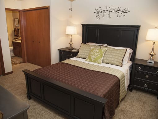 Comfortable Bedroom at Vicinato, Wisconsin, 53715