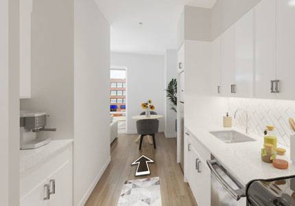 Studio Virtual Tour at 23rd Place Apartments, Chicago, Illinois
