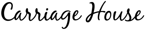 The image features the words "Carriage House" in a cursive font.