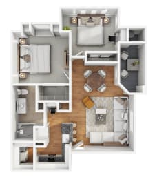 B1 Floor Plan at The Preserve by Picerne, N Las Vegas, NV, 89086