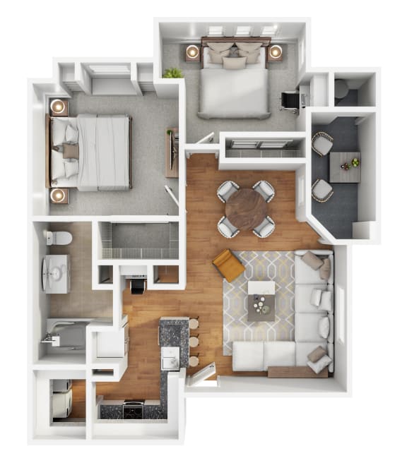 B1 Floor Plan at The Preserve by Picerne, N Las Vegas, NV, 89086