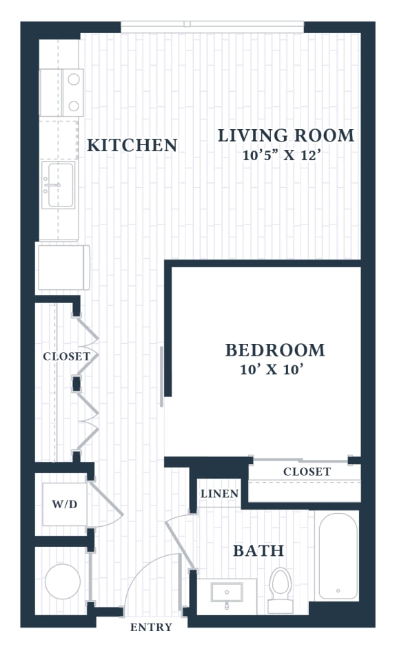 S3A Floor Plan at Brentford at The Mile, Virginia, 22102