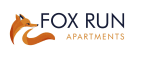 a fox logo design on a white background