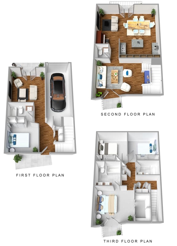  Floor Plan 4 Bed 3.5 Bath