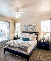 Village Park Apartments in Encinitas, CA has bright and spacious living rooms!