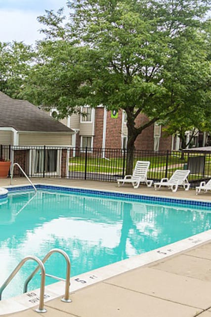 Heated Pool at Park Lane Apartments, Southfield