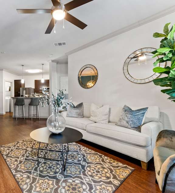 Living Room at Bridge at Indigo, Austin, TX, 78717