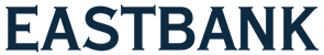 The image features the word "EASTBANK" in large blue letters.