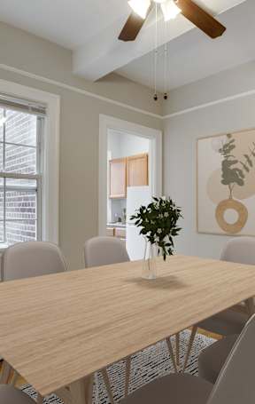 Dining room at Highview and Castle Manor, Washington, DC