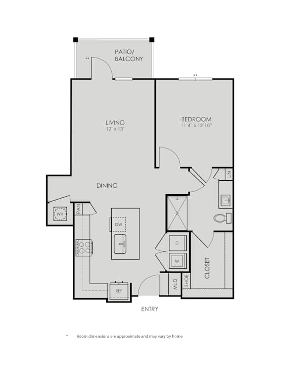 Contour at NODA A6 Floorplan