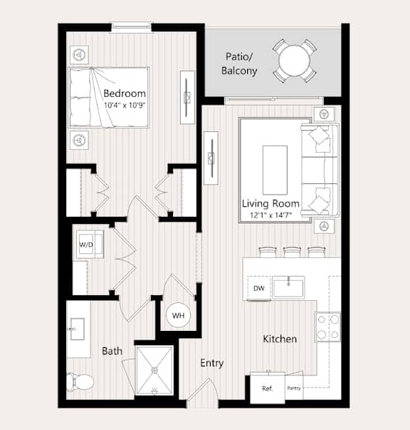 A8 Floor Plan at Huxley Scottsdale, Arizona