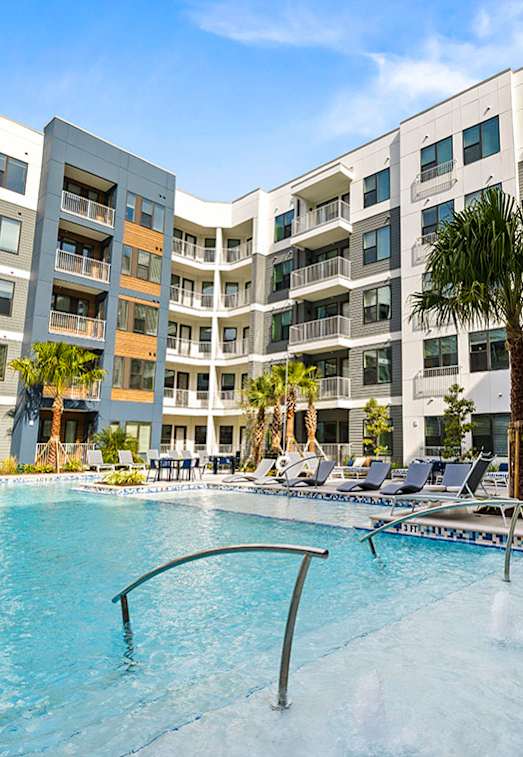 Pool View at The Station at San Marco, Jacksonville, 32207