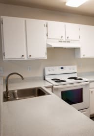 Fully Equipped Kitchen at Wingsong Manor Apartments, Portland, OR 97215