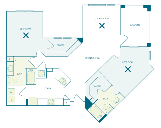 Nona Park Village - B4 (Plumeria) - 2 bedroom - 2 bath