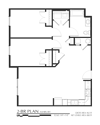 Floor Plan  two bedroom